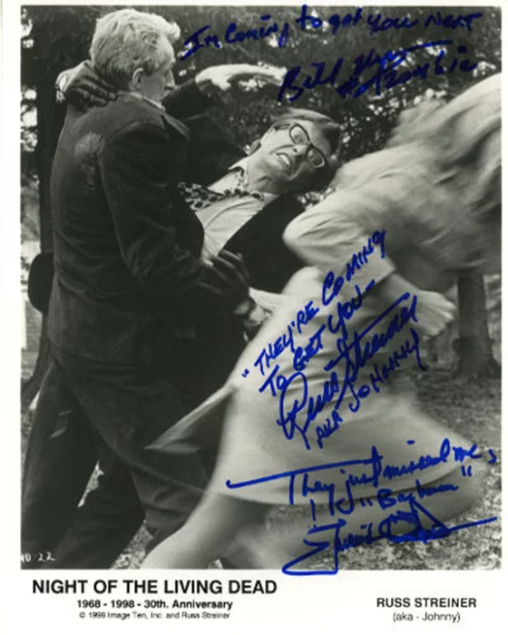 Night of The Living Dead autograph