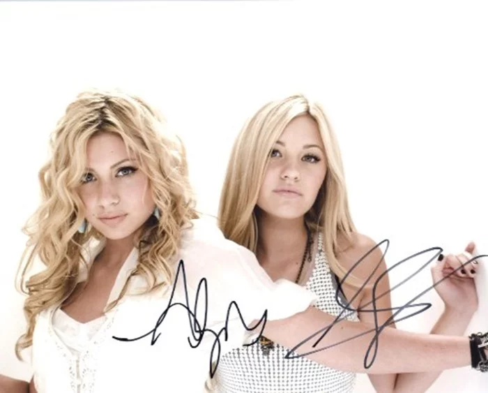 AJ & Ally Michalka autograph
