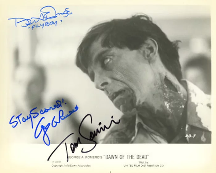 Dawn of The Dead autograph