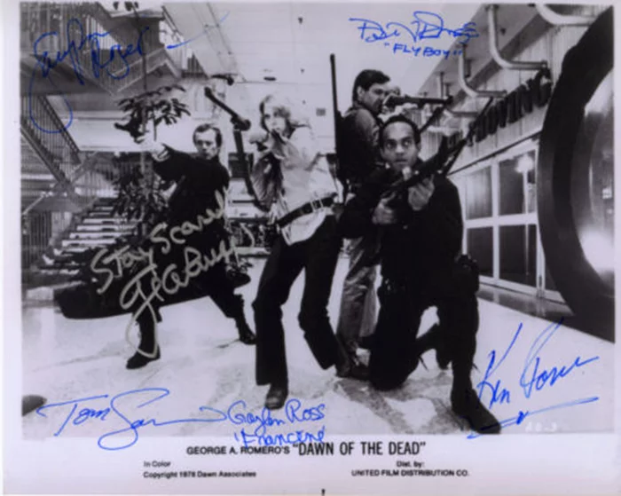 Dawn of The Dead autograph