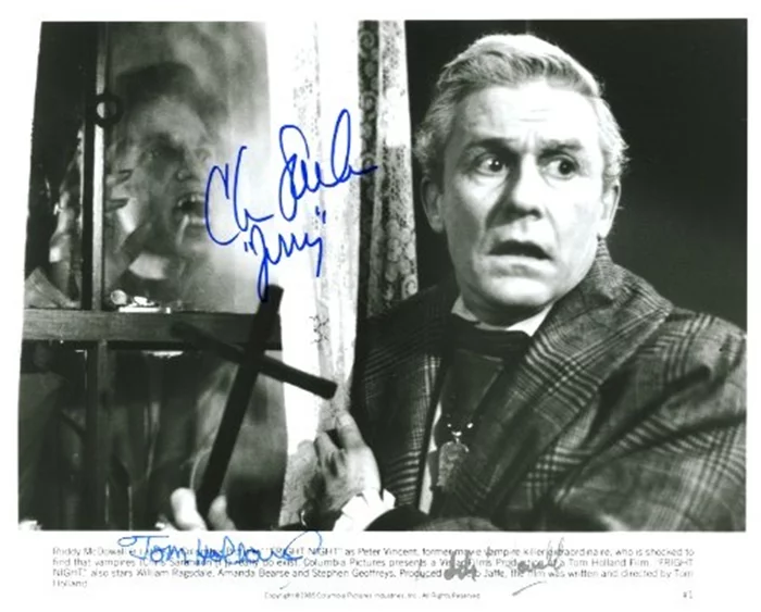 Fright Night autograph