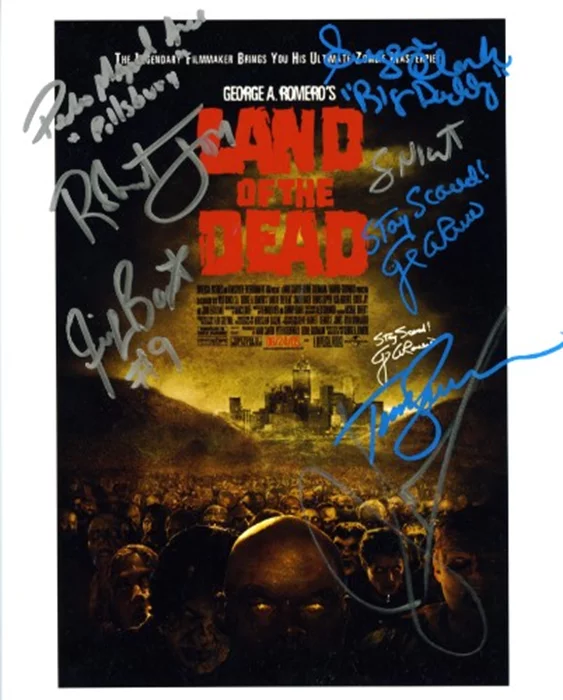 Land of The Dead autograph