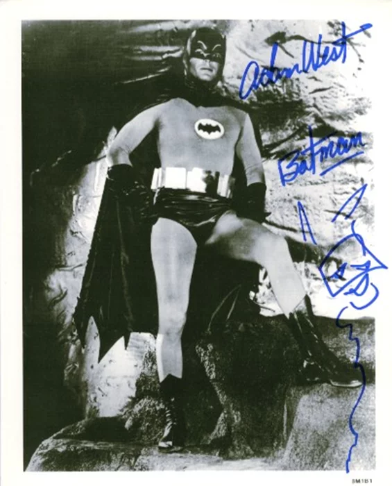 Adam West autograph