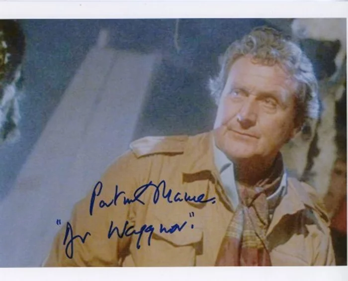 Patrick MacNee autograph