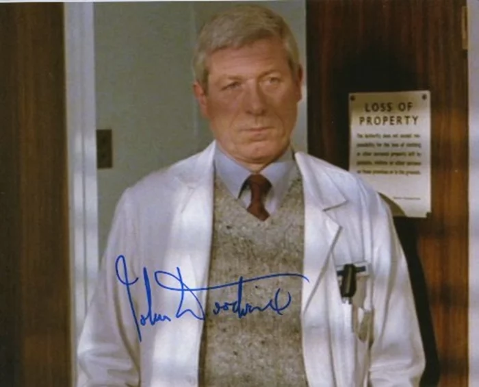 John Woodvine autograph