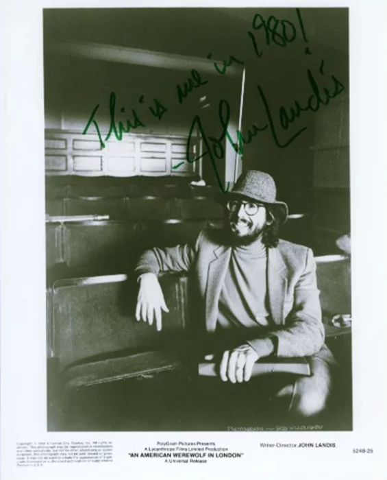 John Landis autograph