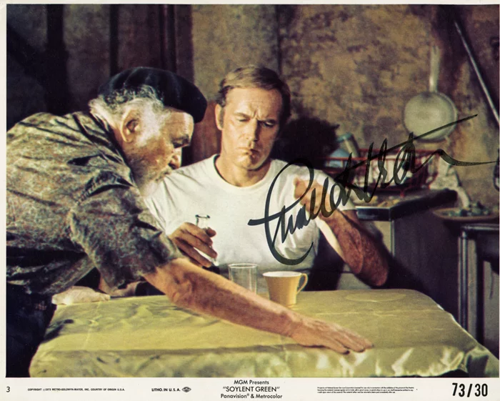 Charlton Heston autograph
