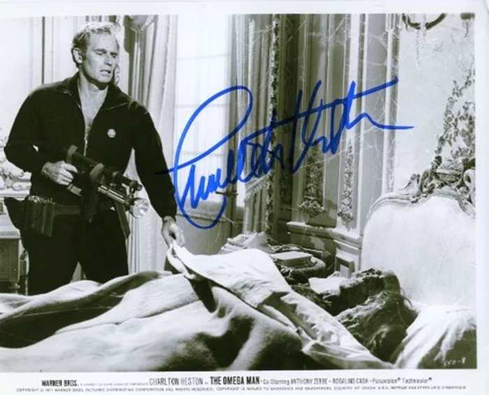 Charlton Heston autograph