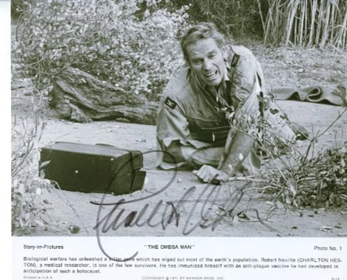 Charlton Heston autograph