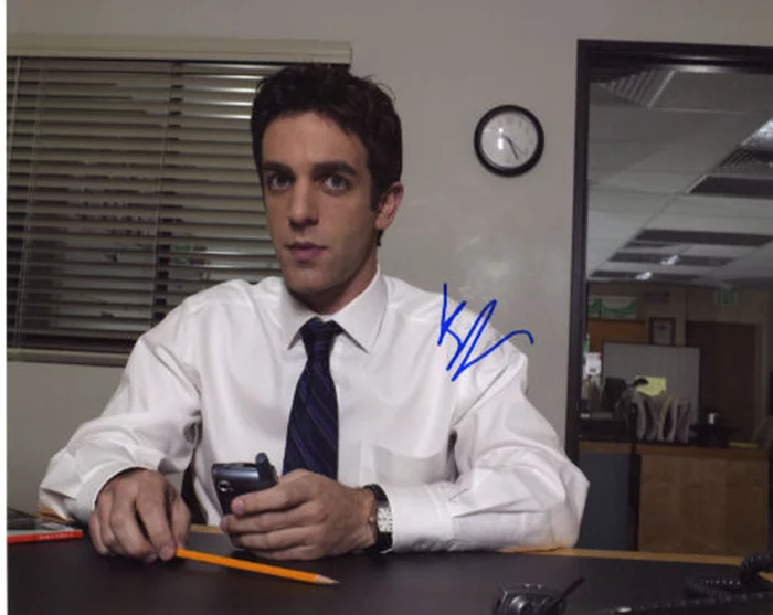 B.J. Novak autograph