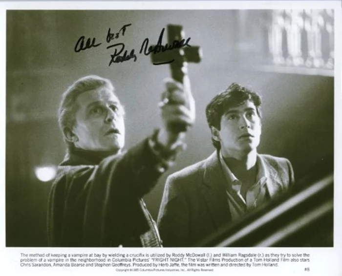 Roddy McDowall autograph