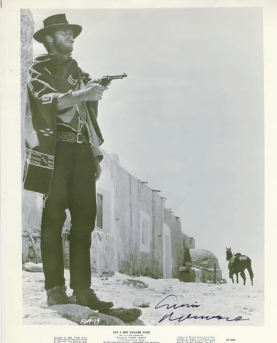 Ennio Morricone autograph