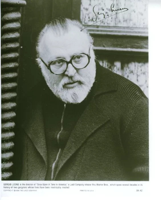 Sergio Leone autograph