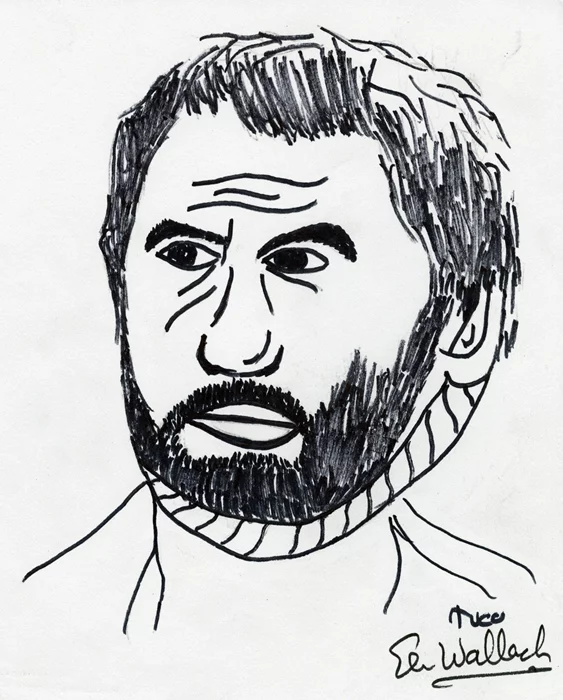 Eli Wallach autograph