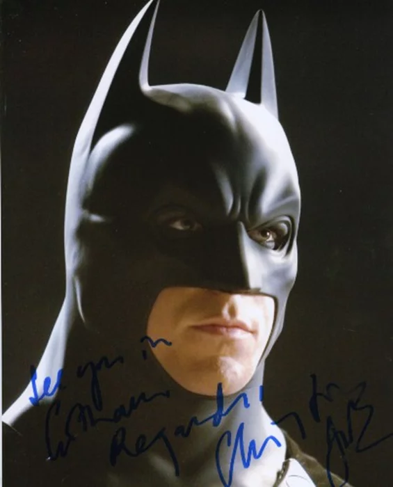 Christian Bale autograph