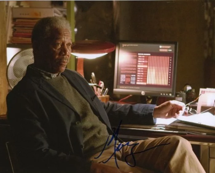 Morgan Freeman autograph