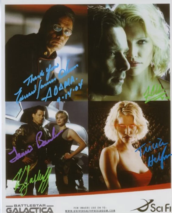 Battlestar Galactica autograph