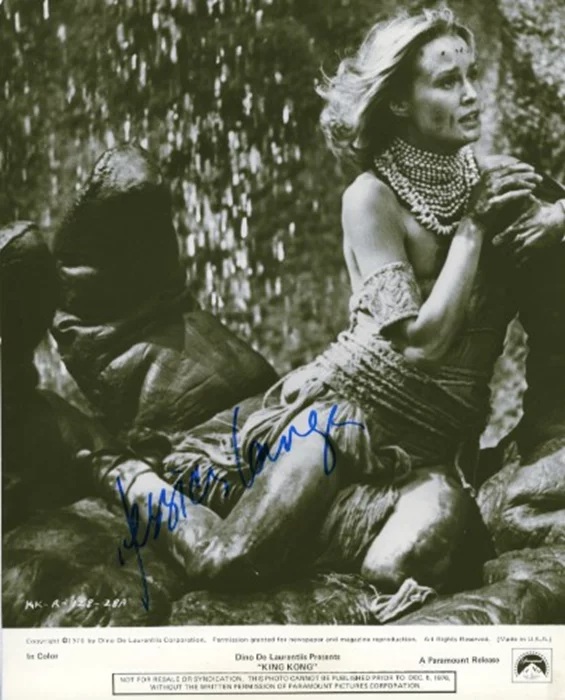 Jessica Lange autograph