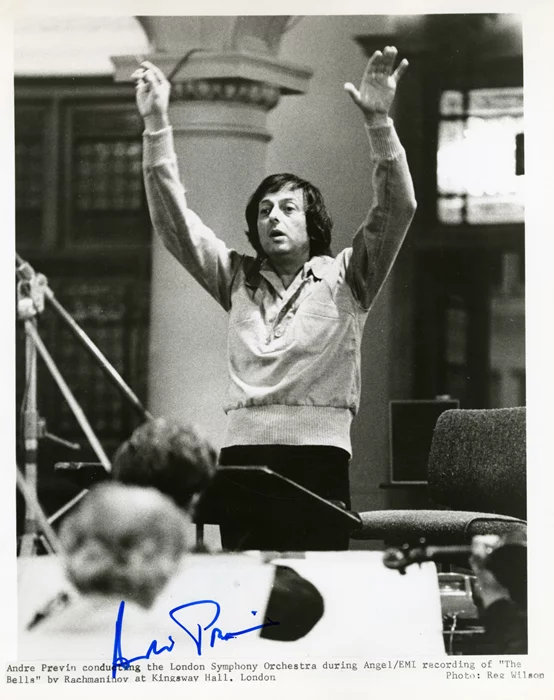 Andre Previn autograph