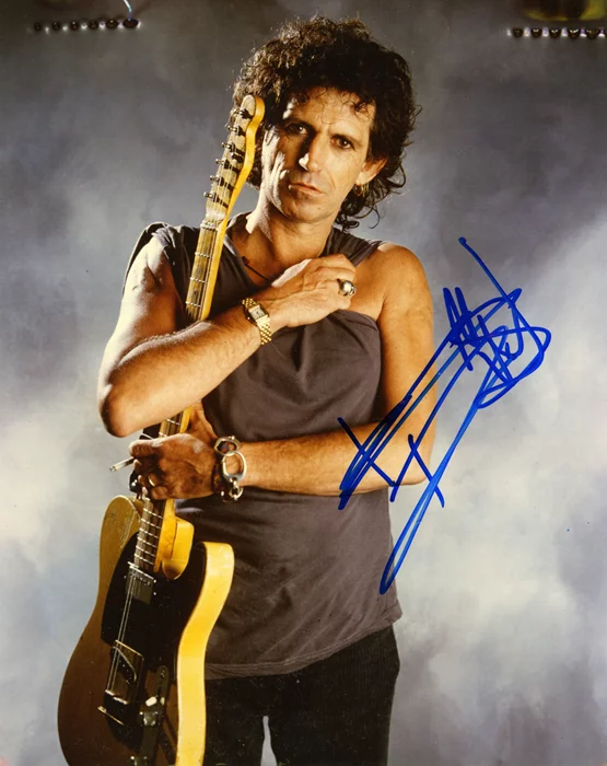 Keith Richards autograph