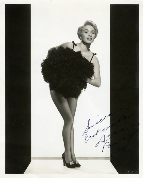 Jane Powell autograph