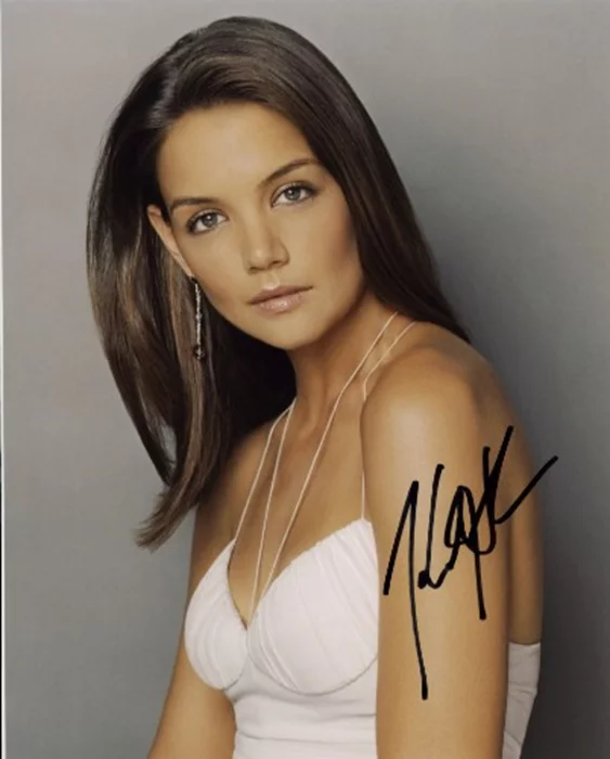 Katie Holmes autograph