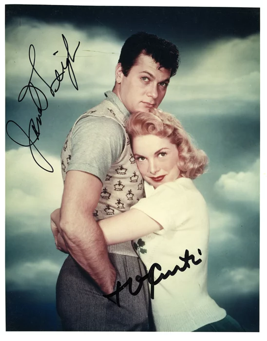 Curtis and Leigh autograph