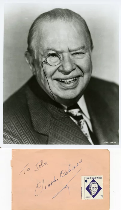 Charles Coburn autograph