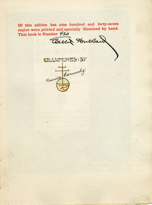 Elbert Hubbard autograph