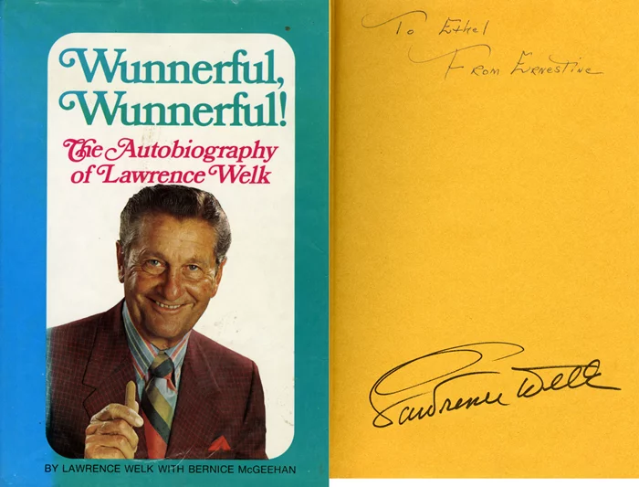 Lawrence Welk autograph
