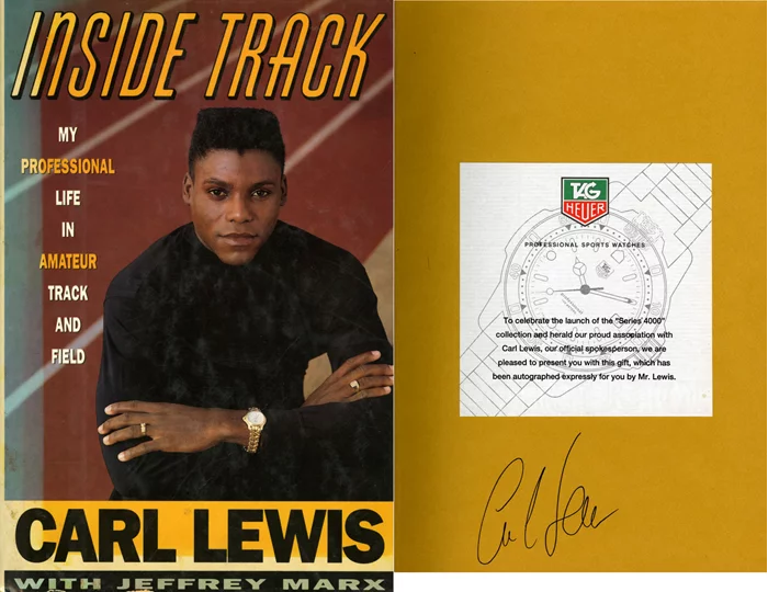 Carl Lewis autograph