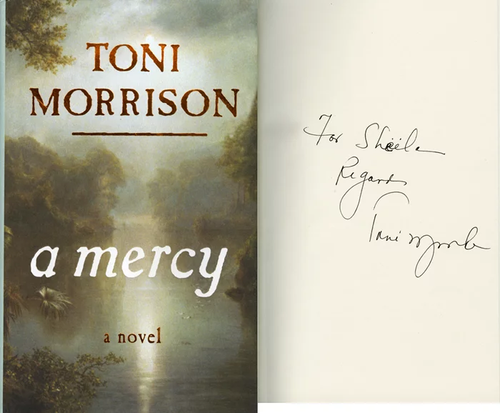 Toni Morrison autograph