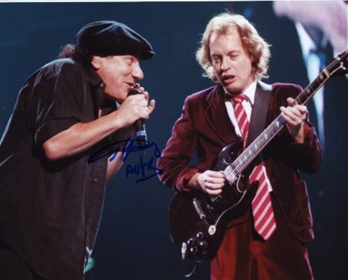 Angus Young autograph