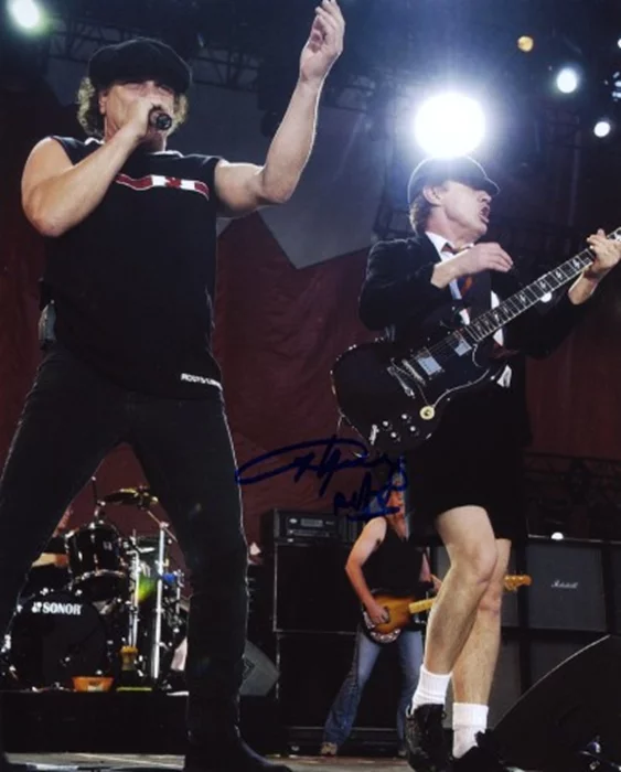 Angus Young autograph