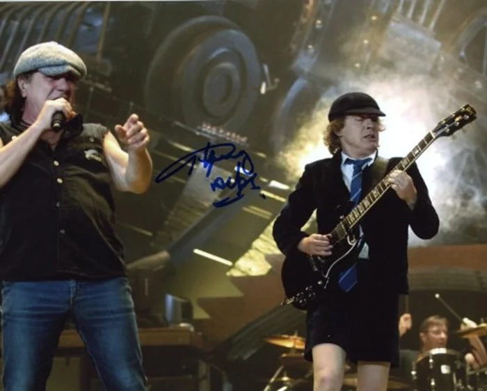 Angus Young autograph