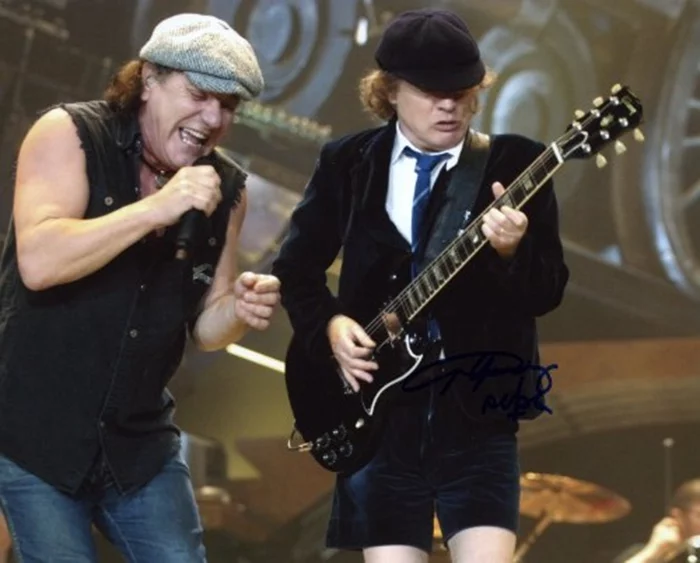 Angus Young autograph
