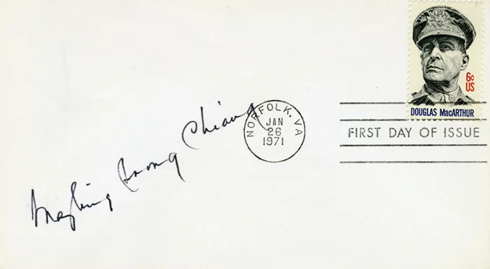 Madame Chiang Kai-shek autograph