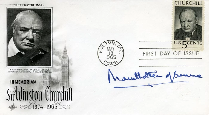 Mountbatten of Burma autograph