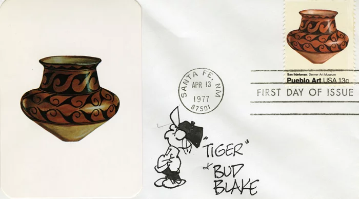 Bud Blake autograph