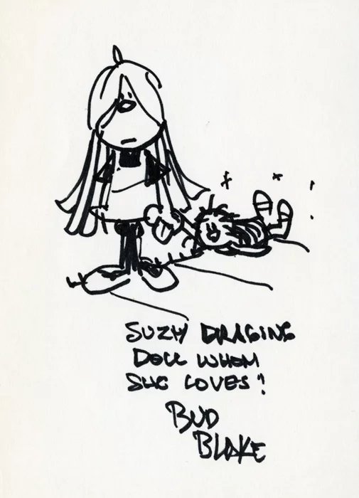 Bud Blake autograph