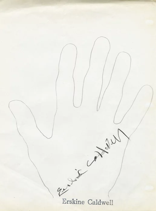 Erskine Caldwell autograph