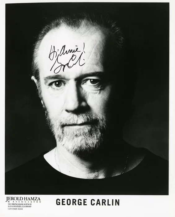 George Carlin autograph