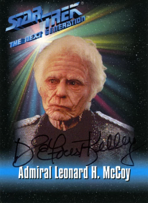 Deforest Kelley autograph