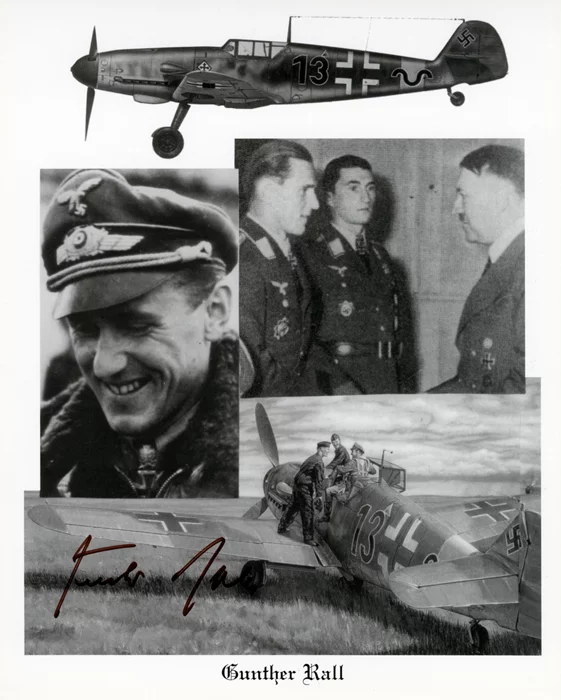 Gunther Rall autograph