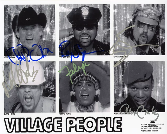 Village People autograph