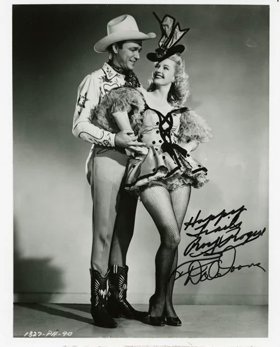 Roy Rogers & Dale Evans autograph