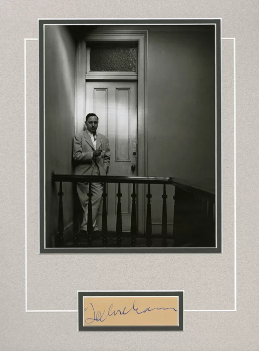 Tennessee Williams autograph