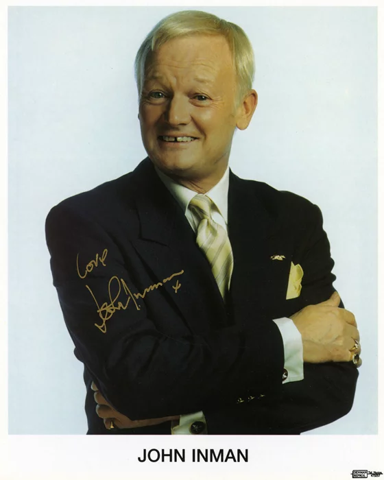 John Inman autograph