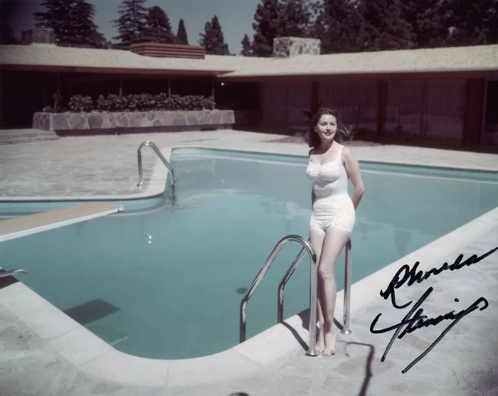 Rhonda Fleming autograph
