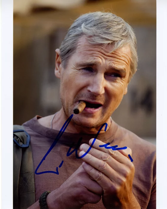 Liam Neeson autograph